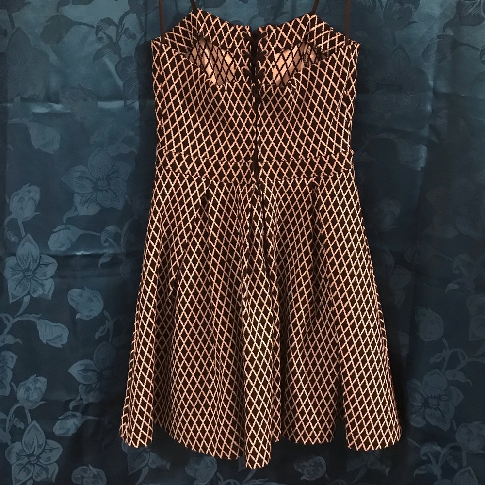 Strapless Lace-Up Dress - Picture 2 of 3